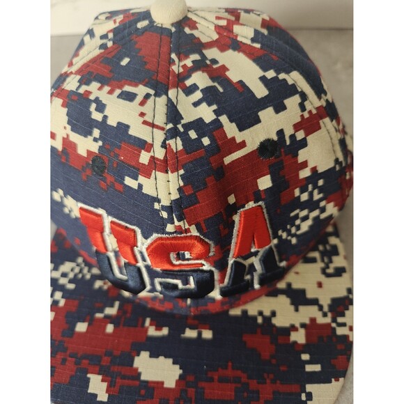 USA digital camo snapback hat adult - Picture 3 of 7